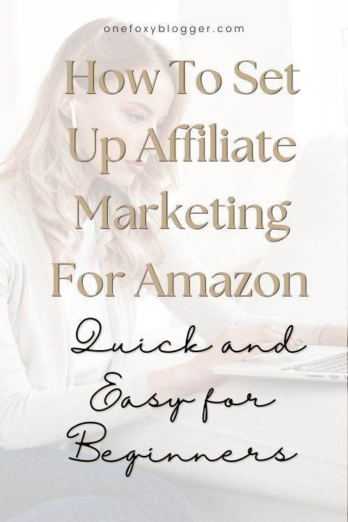 affiliate marketing for Amazon