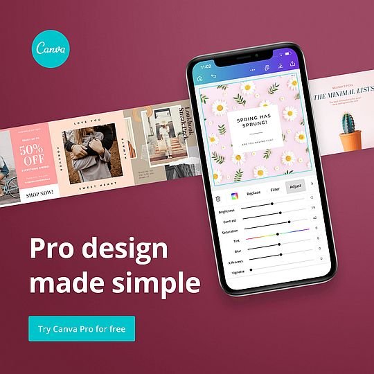 sign up for Canva pro free trial