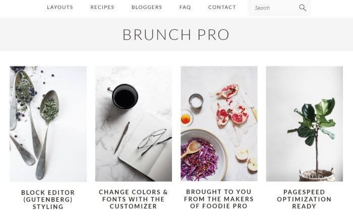 Brunch Pro recipe theme for food bloggers