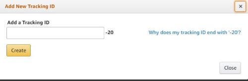ad an amazon tracking id