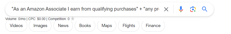 google search bar screenshot