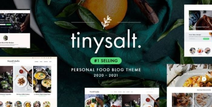 TinySald Food Blog Theme