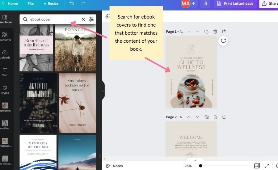 HOW TO CREATE AN EBOOK IN CANVA 