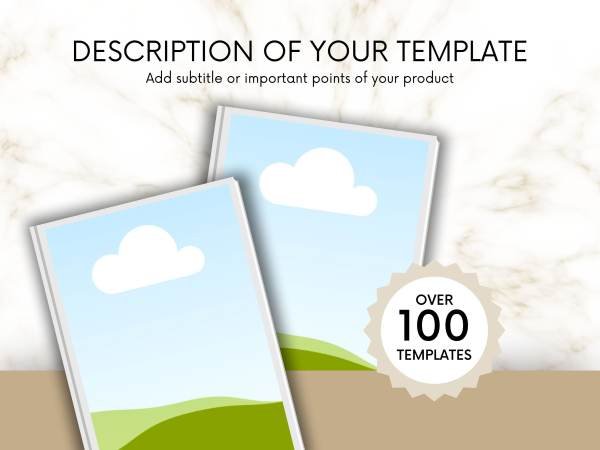 mockup for selling Canva templates