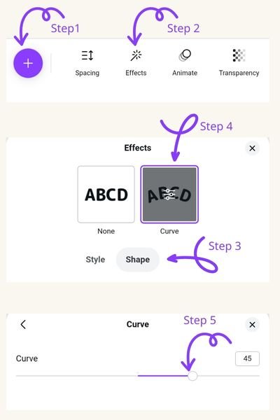 How to Add Text Within a Shape in Canva - Canva Templates