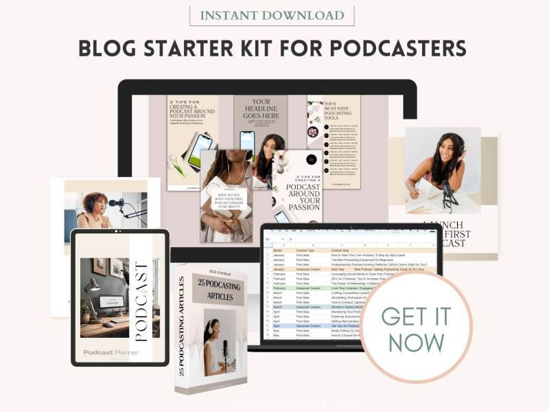 blog starter kit for podcasting