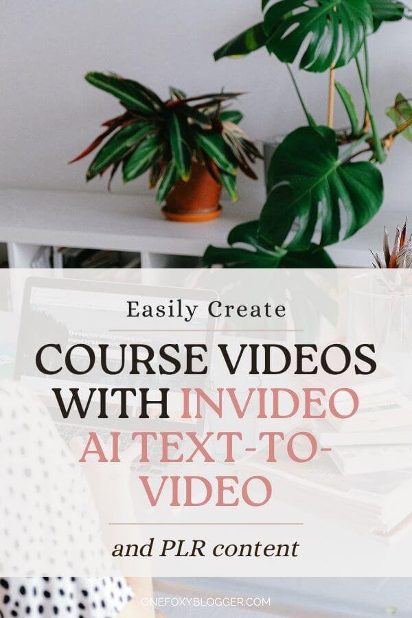 Easily create course videos with InVideo AI text-to-video and PLR content