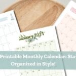 calendars on a wooden plate